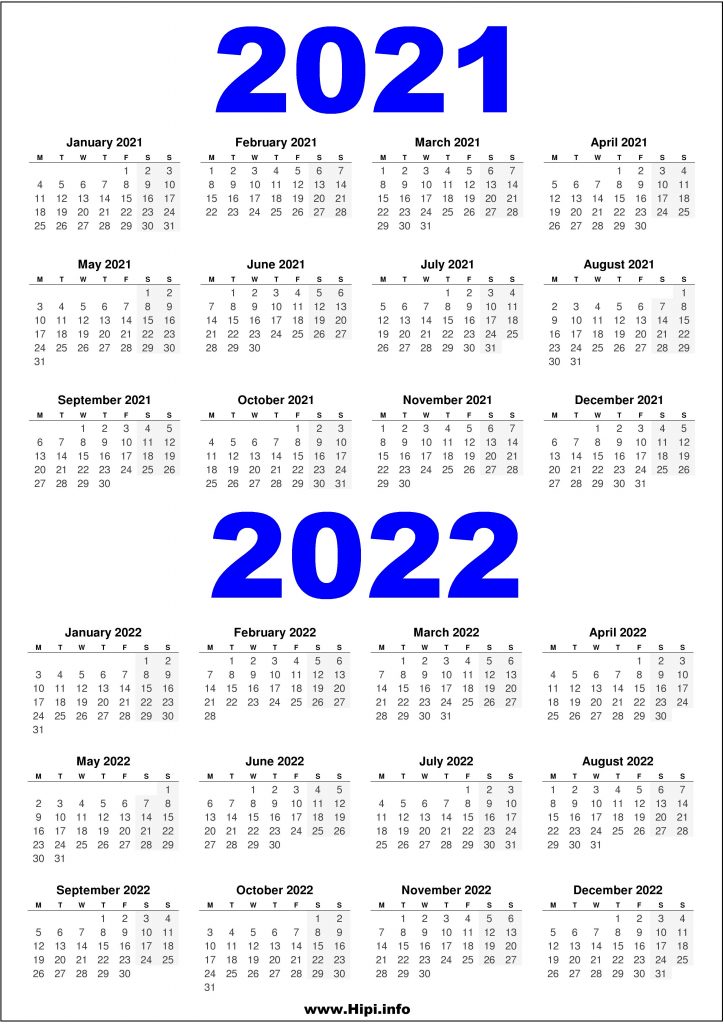 21 22 Uk Printable 2 Year Calendar Hipi Info Calendars Printable Free