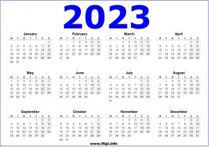 2023 Calendars Archives - Hipi.info | Calendars Printable Free