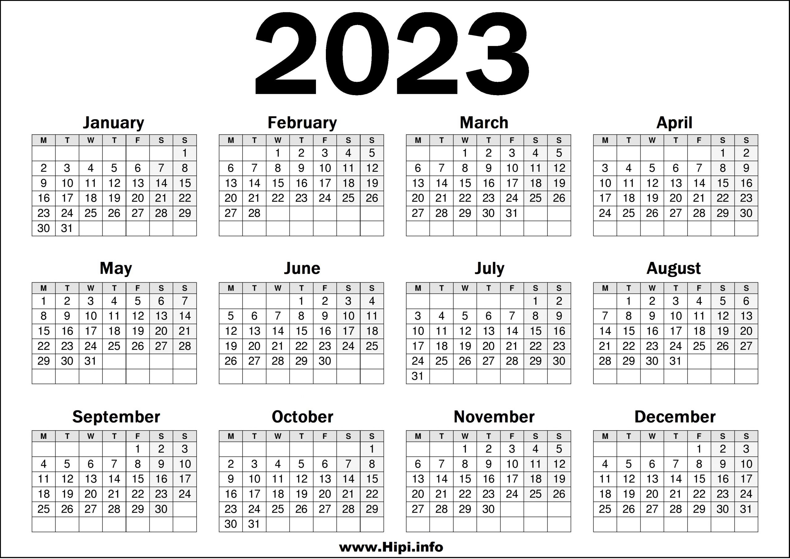 2023 United Kingdom UK Calendar Printable Hipi info