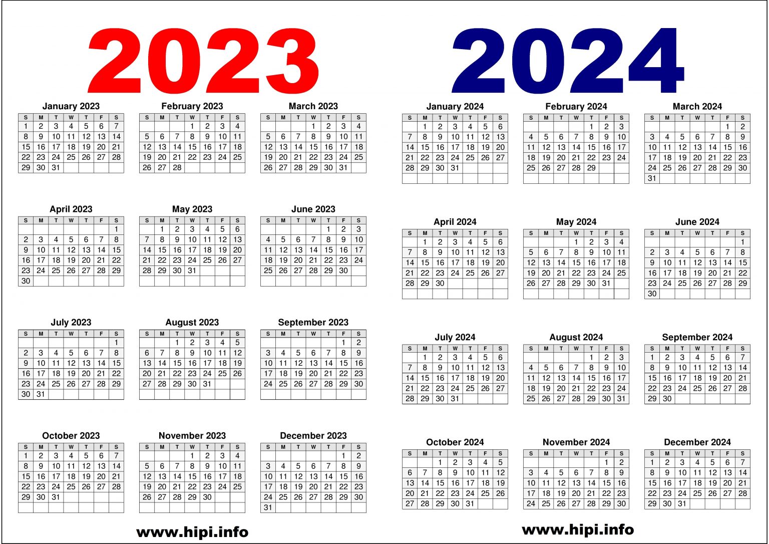 2023 Calendars Archives Hipi.info