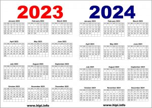 2023 Calendars Archives - Hipi.info | Calendars Printable Free
