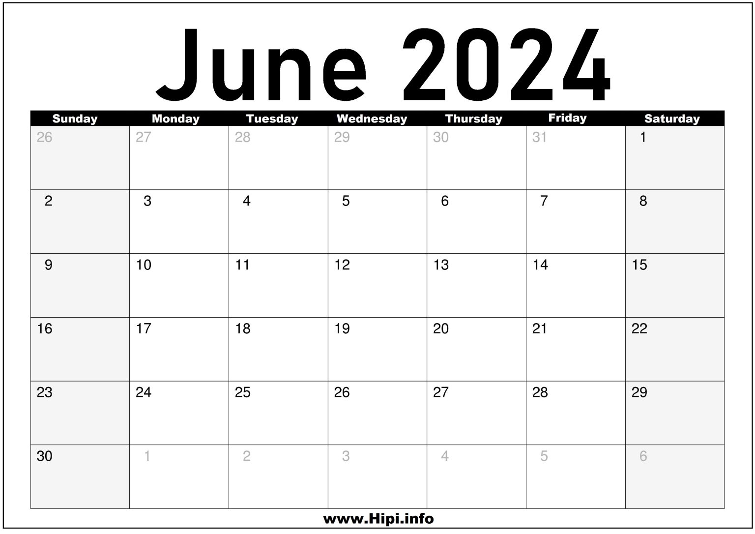 June 2024 Calendar Pdf Printable Calendar Fall 2024 vrogue.co