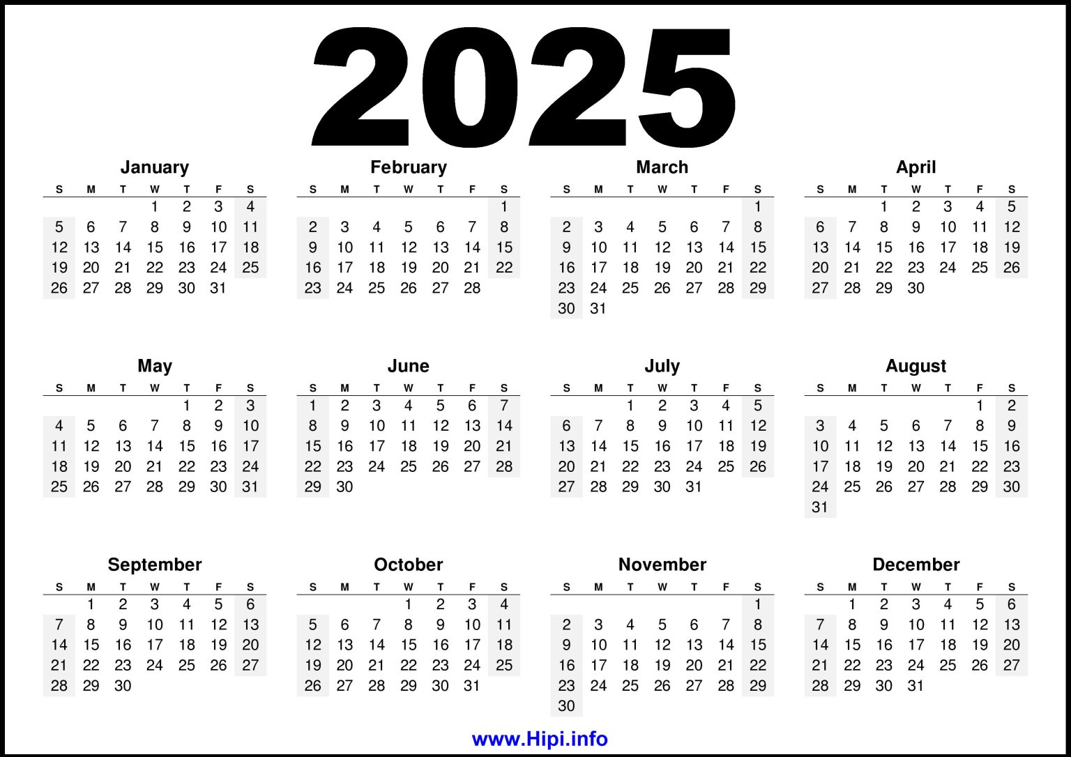 2025 Printable Calendar A4 Size Hipi.info